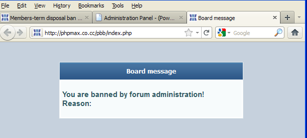 Members-term disposal ban Members-term disposal ban